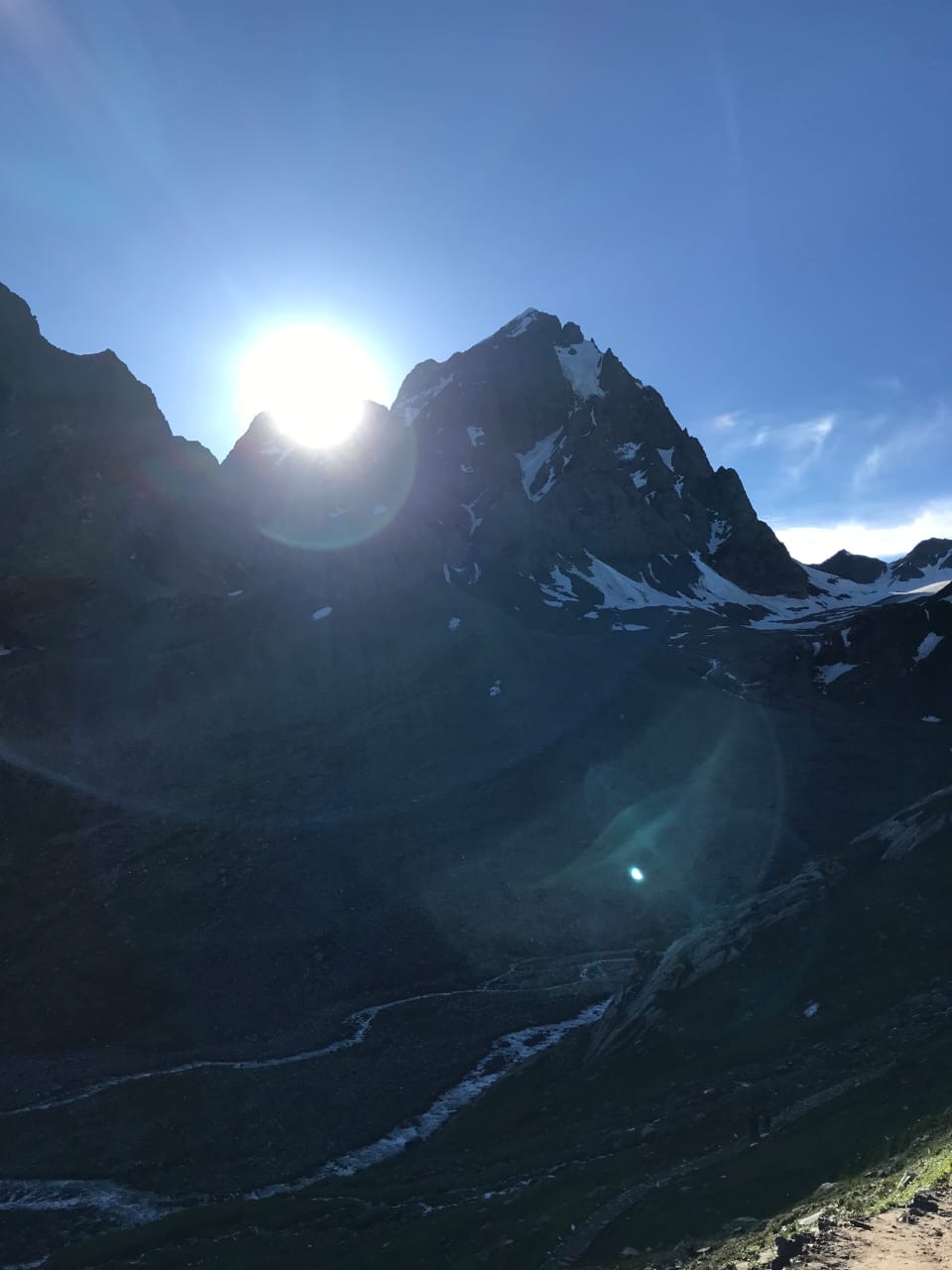 Morning view of Manimahesh peak