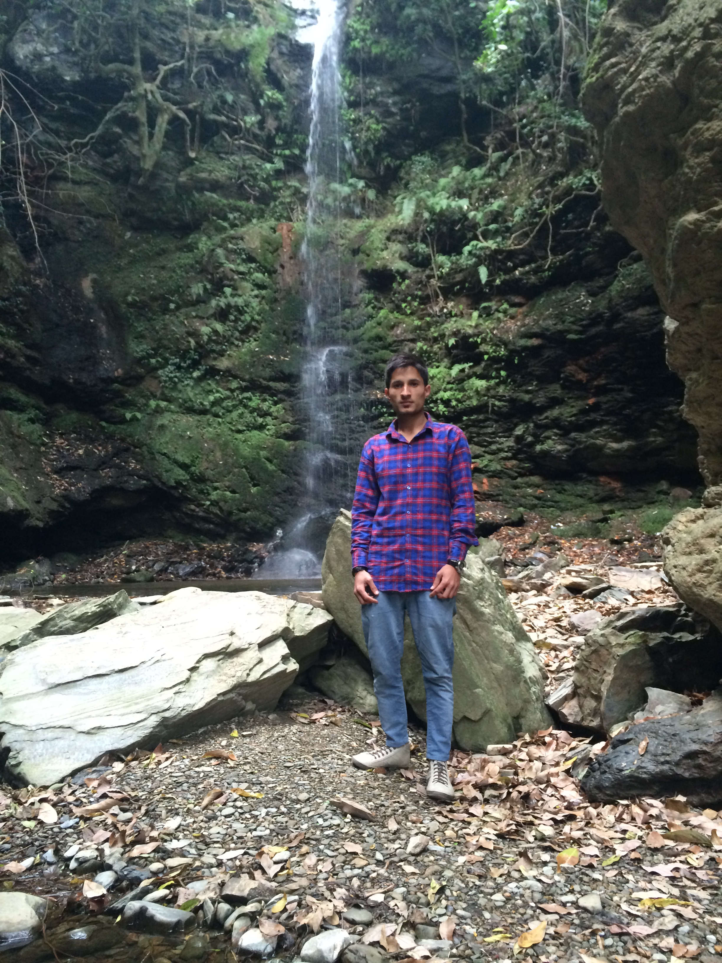 view of waterfall